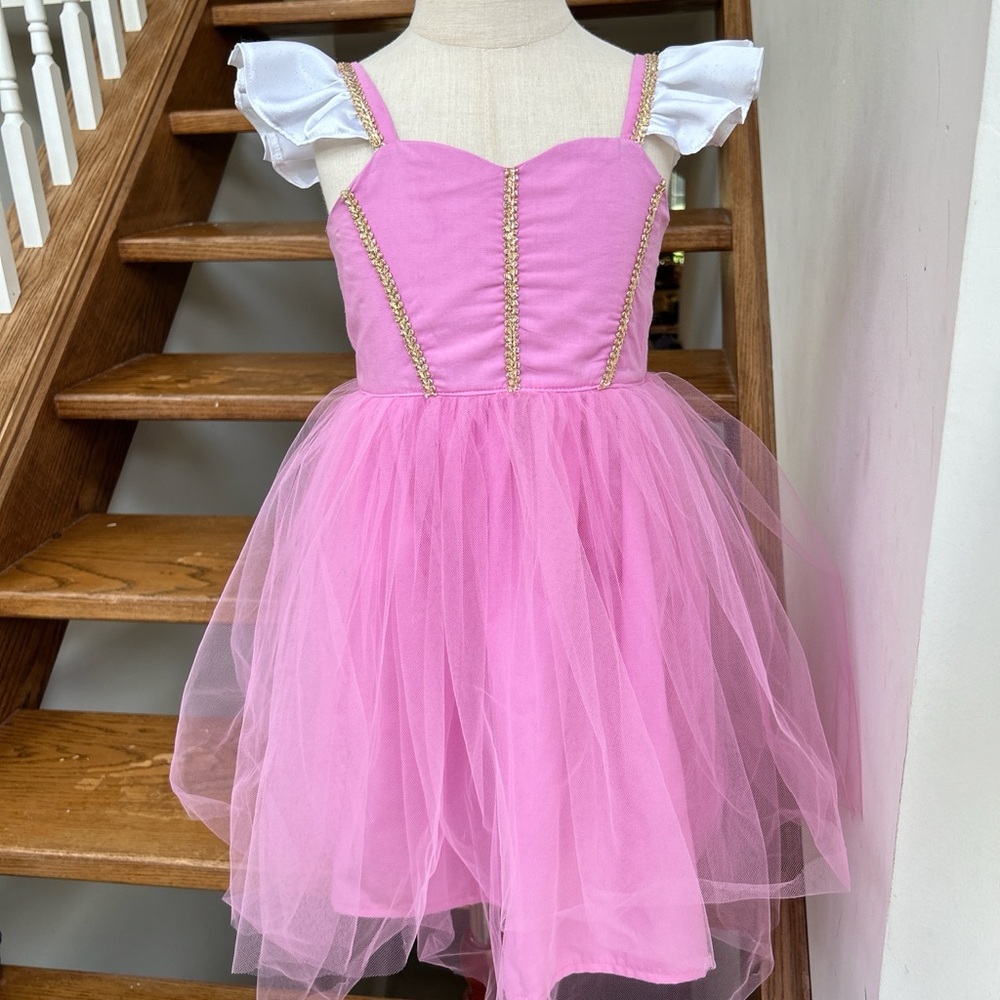 Handmade Aurora sleeping beauty Disney princess inspired girls costume dress up